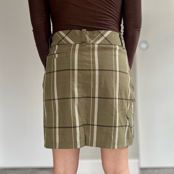 Smartwool Plaid Merino Wool Mini Skirt – Gorpcore Utility Outdoors Preppy - Picture 3 of 15